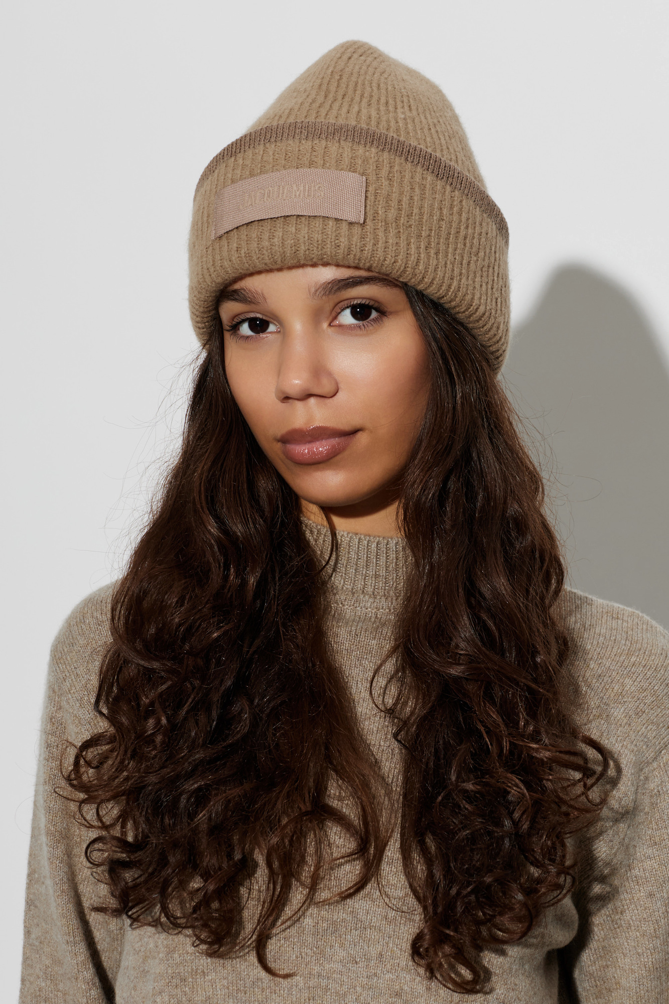 Beige 'Gros Grain' beanie Jacquemus - Vitkac AS